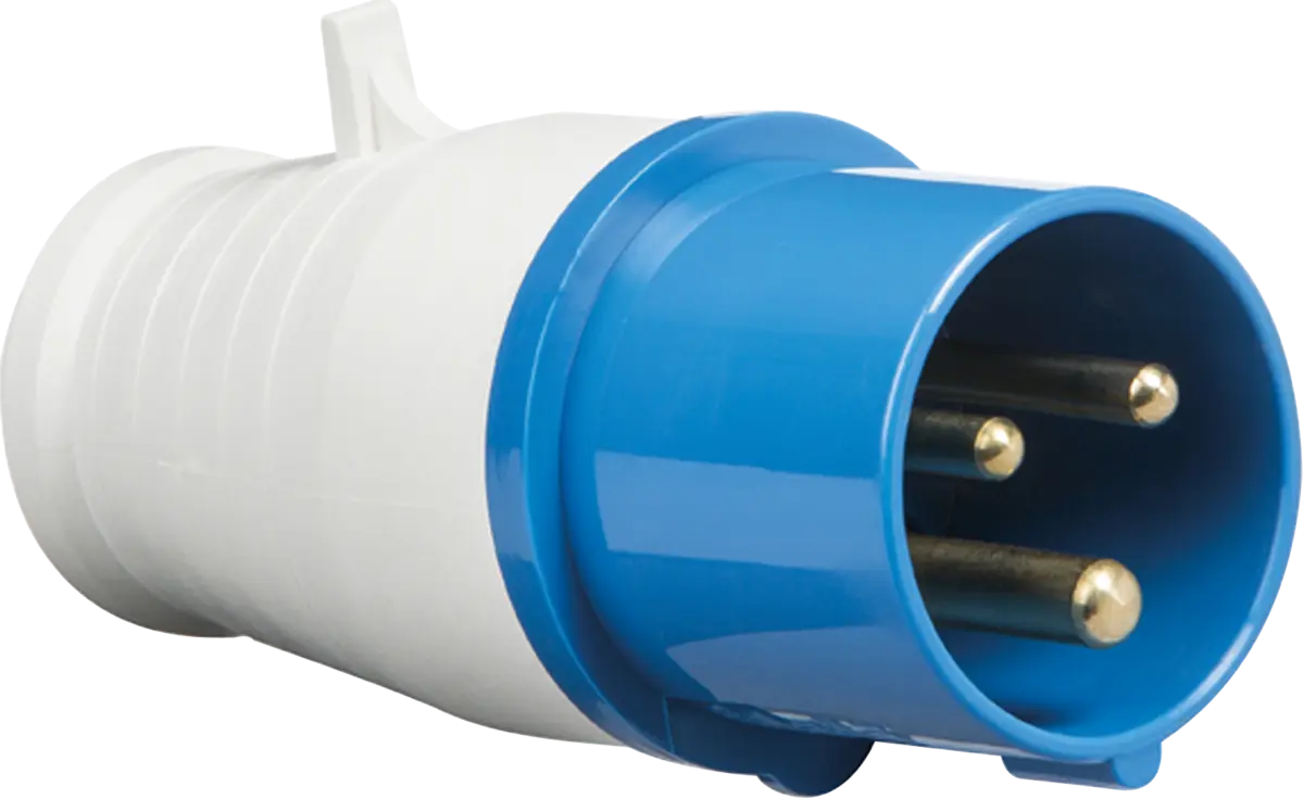 Knightsbridge 240V IP44 16A Plug  2P+E – IN006