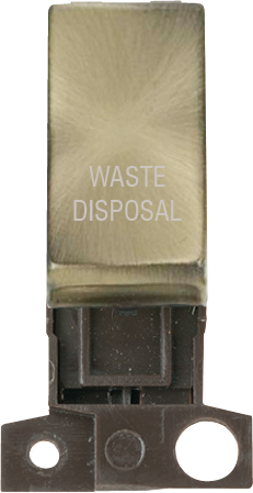 Click MiniGrid 13A 10AX DP INGT SW AB "WASTE DISPOSAL" – MD018AB-WD