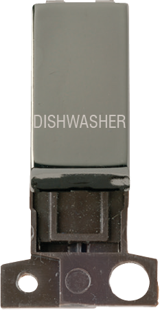 Click MiniGrid 13A 10AX DP INGT SW BN "DISHWASHER" – MD018BN-DW