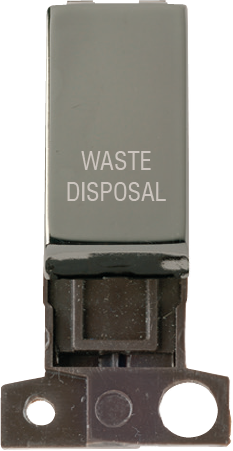 Click MiniGrid 13A 10AX DP INGT SW BN "WASTE DISPOSAL" – MD018BN-WD