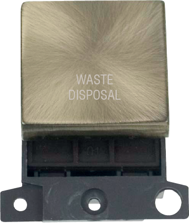 Click MiniGrid 20A DP INGOT SWITCH AB "WASTE DISPOSAL" – MD022AB-WD