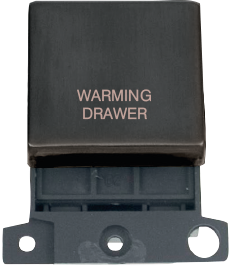 Click MiniGrid MINIGRID 20A DP SWITCH MODULE - MATT BRONZE - WATER DRAWER – MD022BZ-WDR