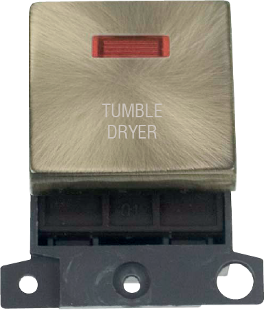 Click MiniGrid 20A DP INGT SW+NEON AB "TUMBLE DRYER" – MD023AB-TD