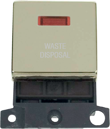 Click MiniGrid 20A DP INGT SW+NEON BR "WARMING DRAWER" – MD023BR-WDR