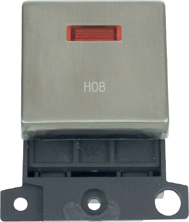 Click MiniGrid 20A DP INGT SW+NEON SS "HOB" – MD023SS-HB