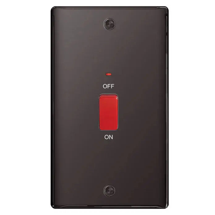 BG Nexus Black Nickel Switches and Sockets Black Inserts Full Range ACAS Electrical