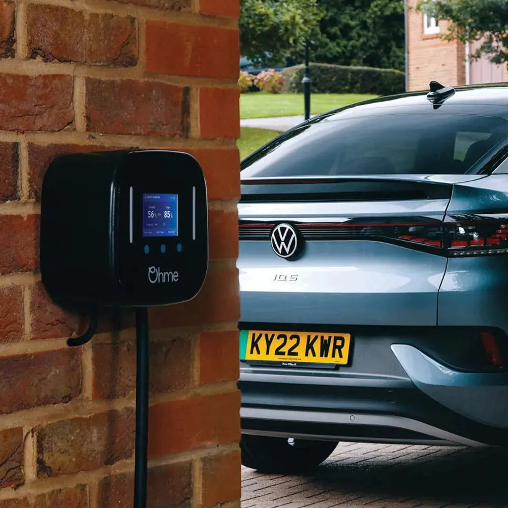 Ohme Home Pro 7.4kW Smart EV Charger | Tethered 5m Type 2 | Black | OHME0002GB002