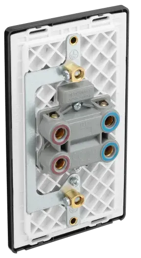 BG Evolve Satin Brass Screwless 45A DP Double Plate + Neon PCDSB72B BG (British General)