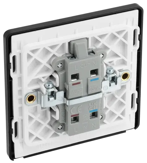 BG Evolve Satin Brass Screwless 20A Double Pole Switch + Neon PCDSB31B BG (British General)