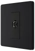 BG Evolve Matt Black Screwless TV Aerial Socket PCDMB60B