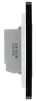 BG Evolve Matt Black Screwless Single Secondary Touch Dimmer Switch PCDMBTDS1B BG (British General)