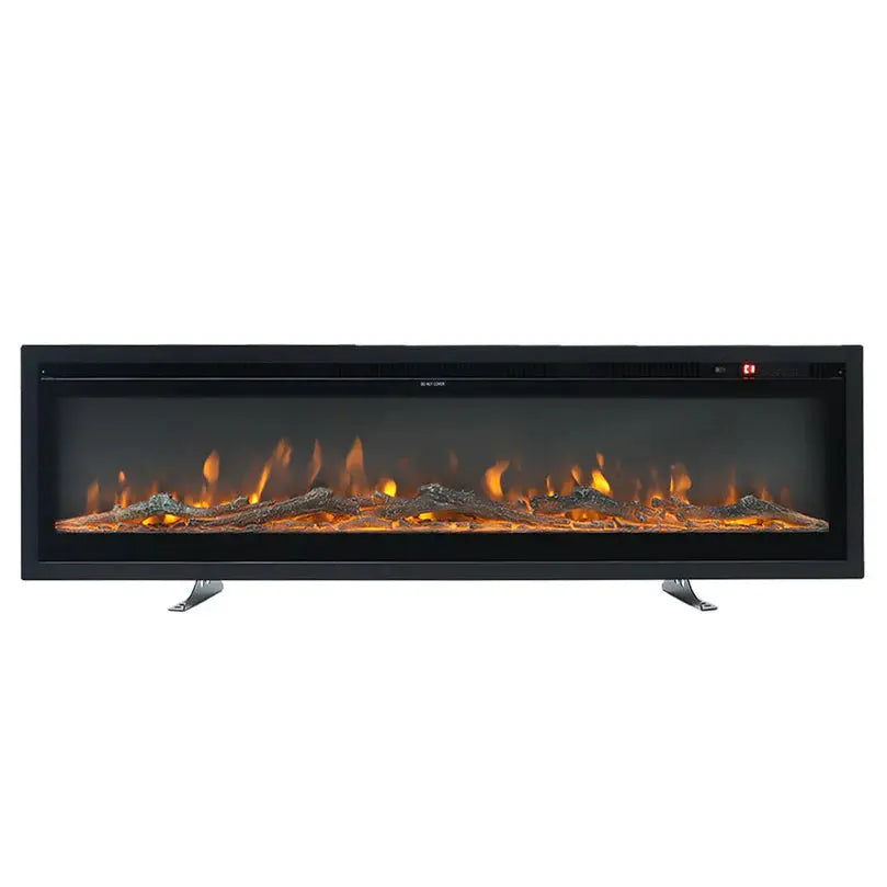 40/50/60/70/80 Inch Electric Fireplace 12 Colour LED Flame Effect Heater With Remote Control HoFeny