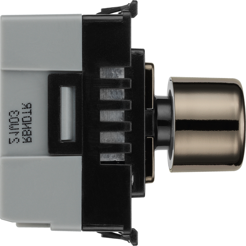 BG RBNDTR Black Nickel Single Trailing Edge Dimmer Module Grid Light Switch
