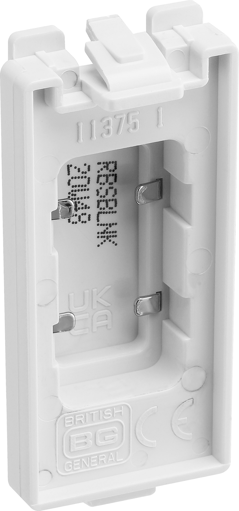 BG RBSBLNK Brushed Steel Grid Blank Switch