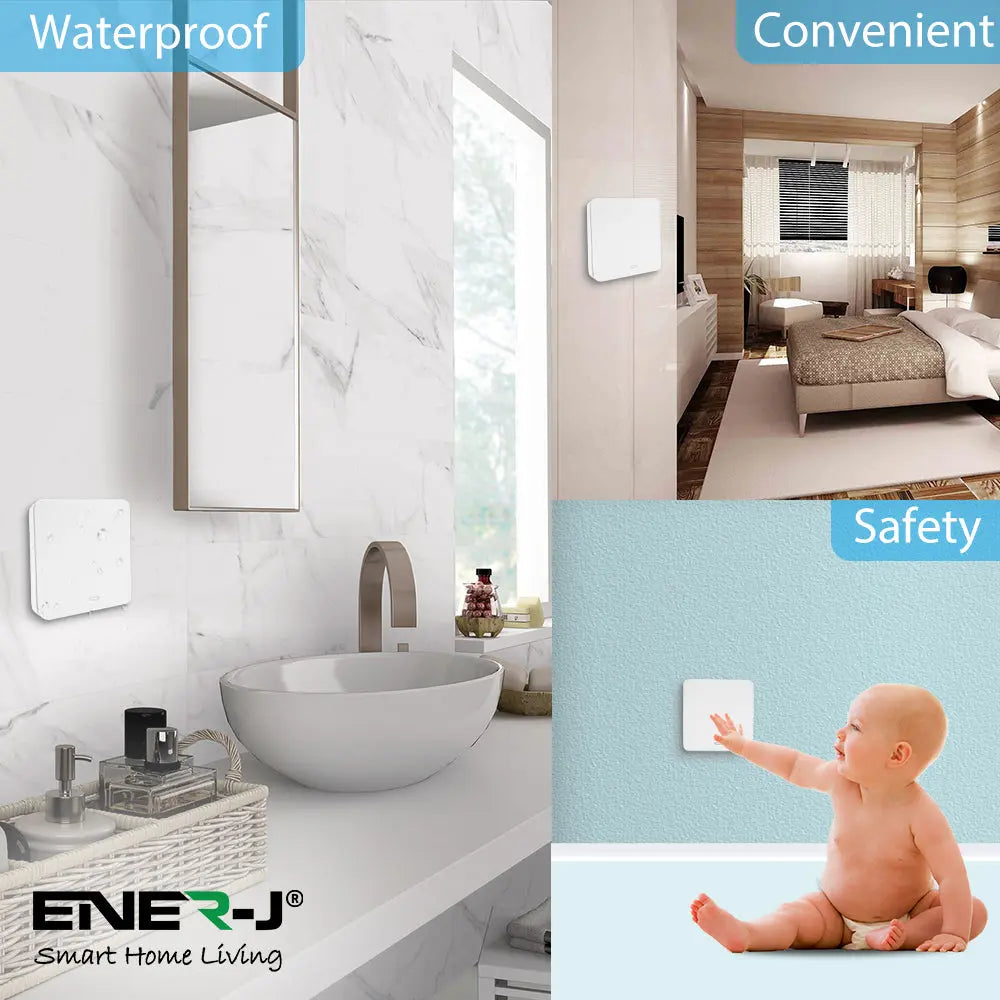 Kinetic Wireless Switch 1 Gang ECO RANGE IP67 - WS1050X ENER-J
