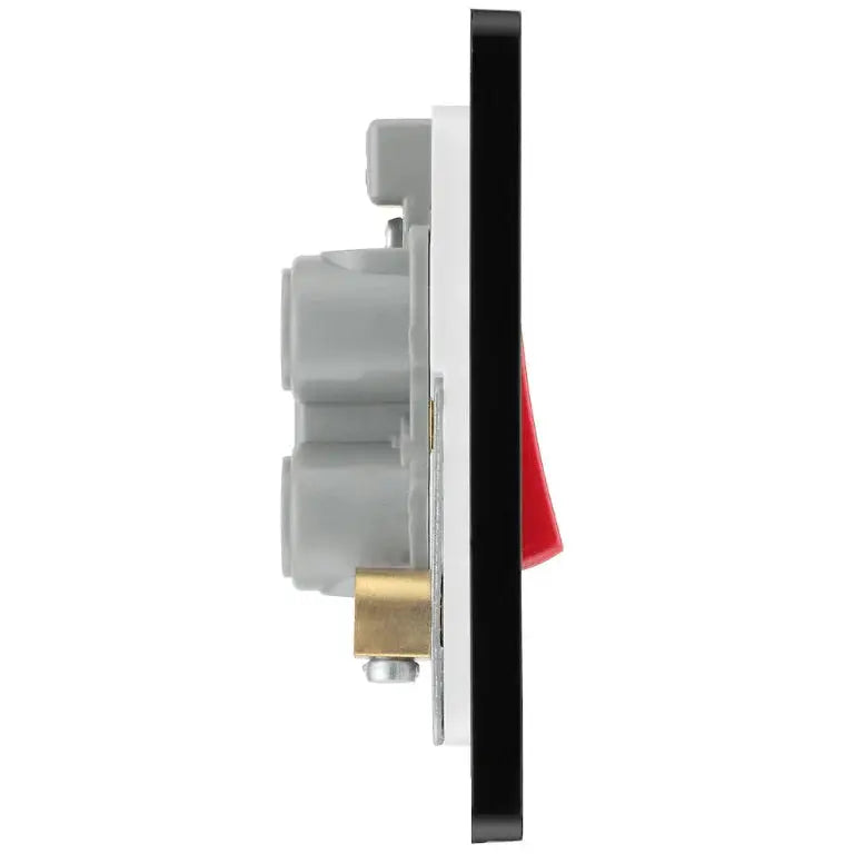 BG Evolve Matt Black Screwless 45A DP Single Plate + Neon PCDMB74B BG (British General)