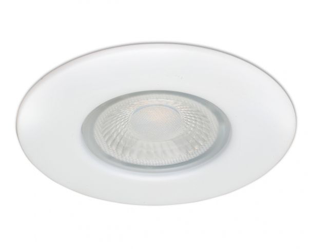 Collingwood H2 Lite 4000K LED Fire Rated Dimmable Downlight DLT388MW5540 with Matt White Bezel