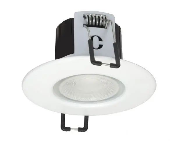 Collingwood H2 Lite 3000K LED Fire Rated Dimmable Downlight DLT388MW5530 with Matt White Bezel Collingwood