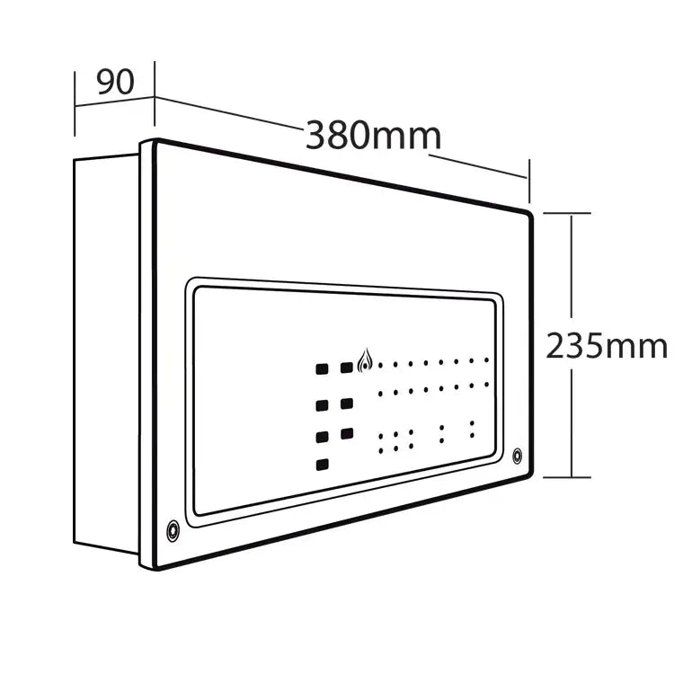 C-TEC CFP Standard 2 Zone Panel Conventional Fire Alarm Panel CFP702-4 C-TEC