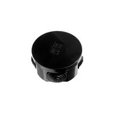 ESR 80x40mm Round PVC Adaptable Box - Black