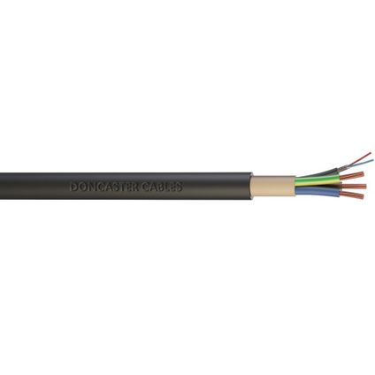 EV Ultra Cable 6mm², 3 Core + Data PVC Steel Wire Armour Black (Per 1 Mtr)