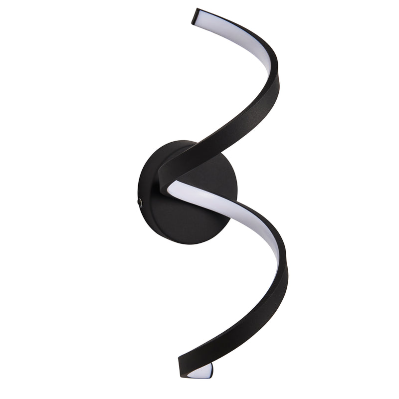 Endon Astral Wall Light in Black 3000K