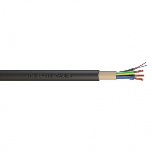 EV Ultra Cable 6mm², 3 Core + Data PVC Steel Wire Armour Black (Per 1 Mtr)