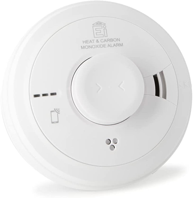 Aico Ei3028 Mains Powered Multi-Sensor Heat & Carbon Monoxide Alarm Interlinked , White