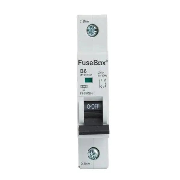 FuseBox Type B Curve Single Pole MCBS
