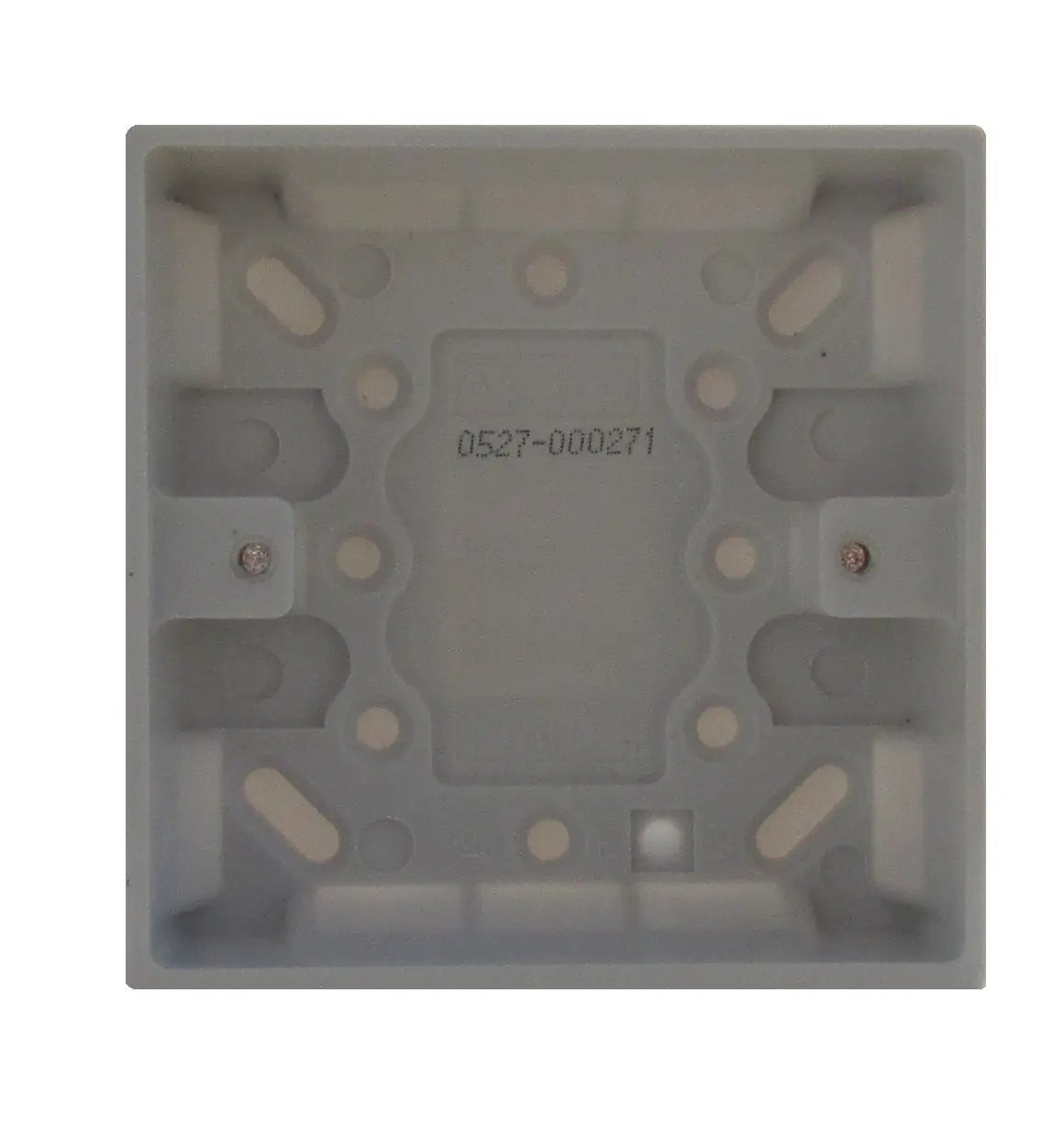ESR Quattro Square Edge 25mm Single Surface Mounting Pattress Box ESR