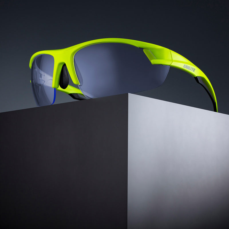 Unilite Safety Glasses With K&N Clear Blue Light Lenses - SG-YCB