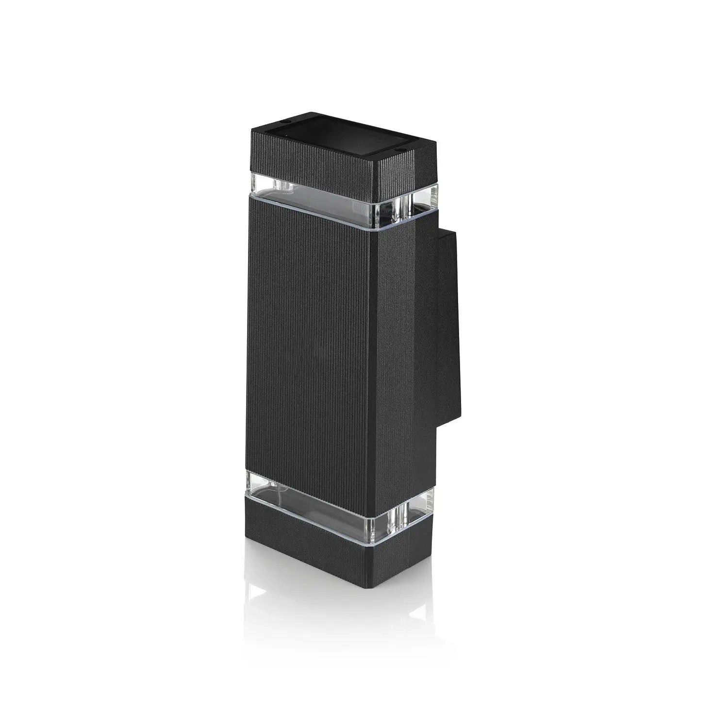 Auraglow Outdoor Double Up & Down Wall Light - CHILTON - Black Auraglow