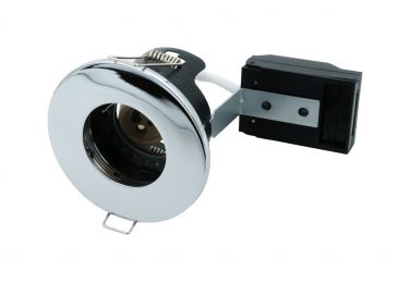 ELD Downlight GU10 Fixed Fire Rated in Chrome - Premium Recessed Lighting