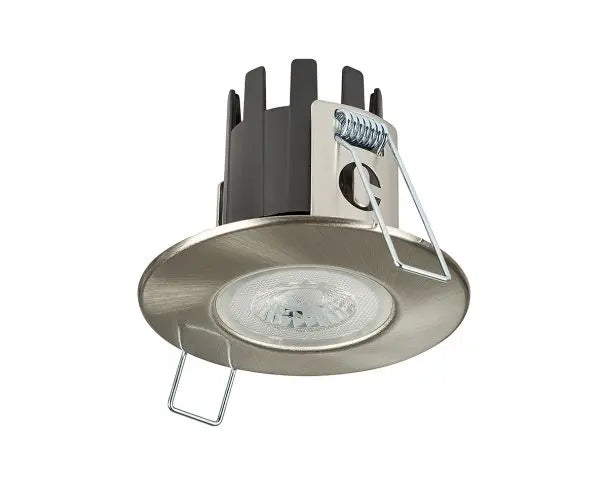 Collingwood H2 Lite 4000K LED Fire Rated Dimmable Downlight with Satin Brushed Steel Bezel (Please Register Online for Full Warranty) Collingwood