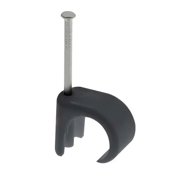 UniCrimp 22-26mm Round Cable Clips - Black (50 Box) UniCrimp