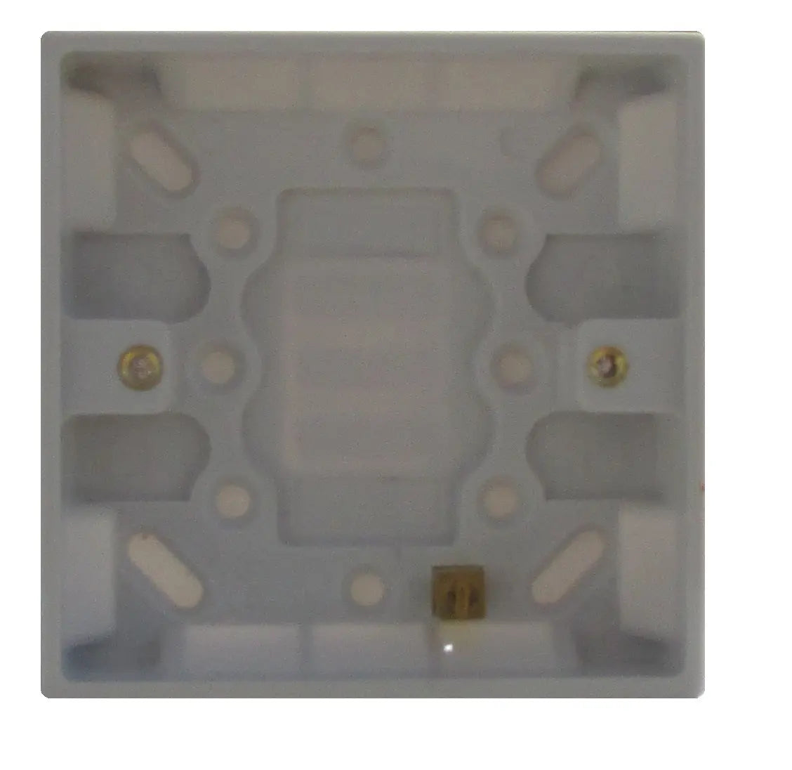 ESR Quattro Square Edge 16mm Single Surface Mounting Pattress Box ESR
