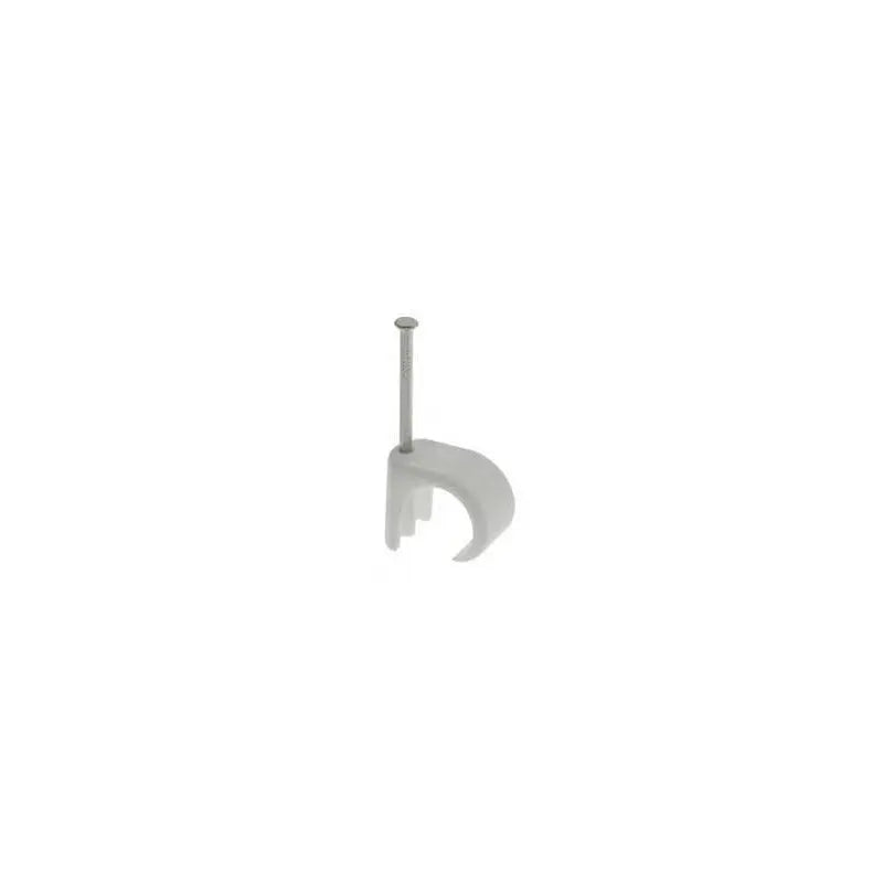 UniCrimp 10-14mm Round Cable Clips - White (100 Box) UniCrimp