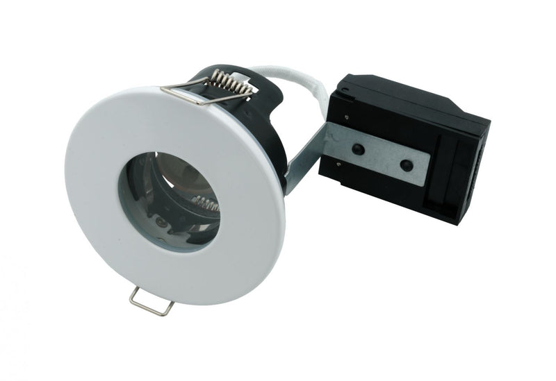 ELD - GU10 Fire Rated Shower Downlight in White