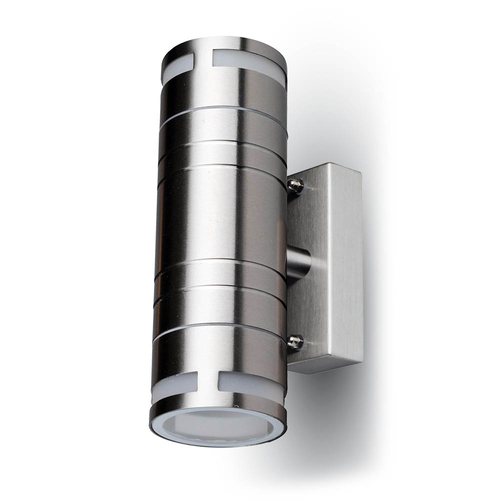 V-TAC Up Down Wall Light in Stainless Steel